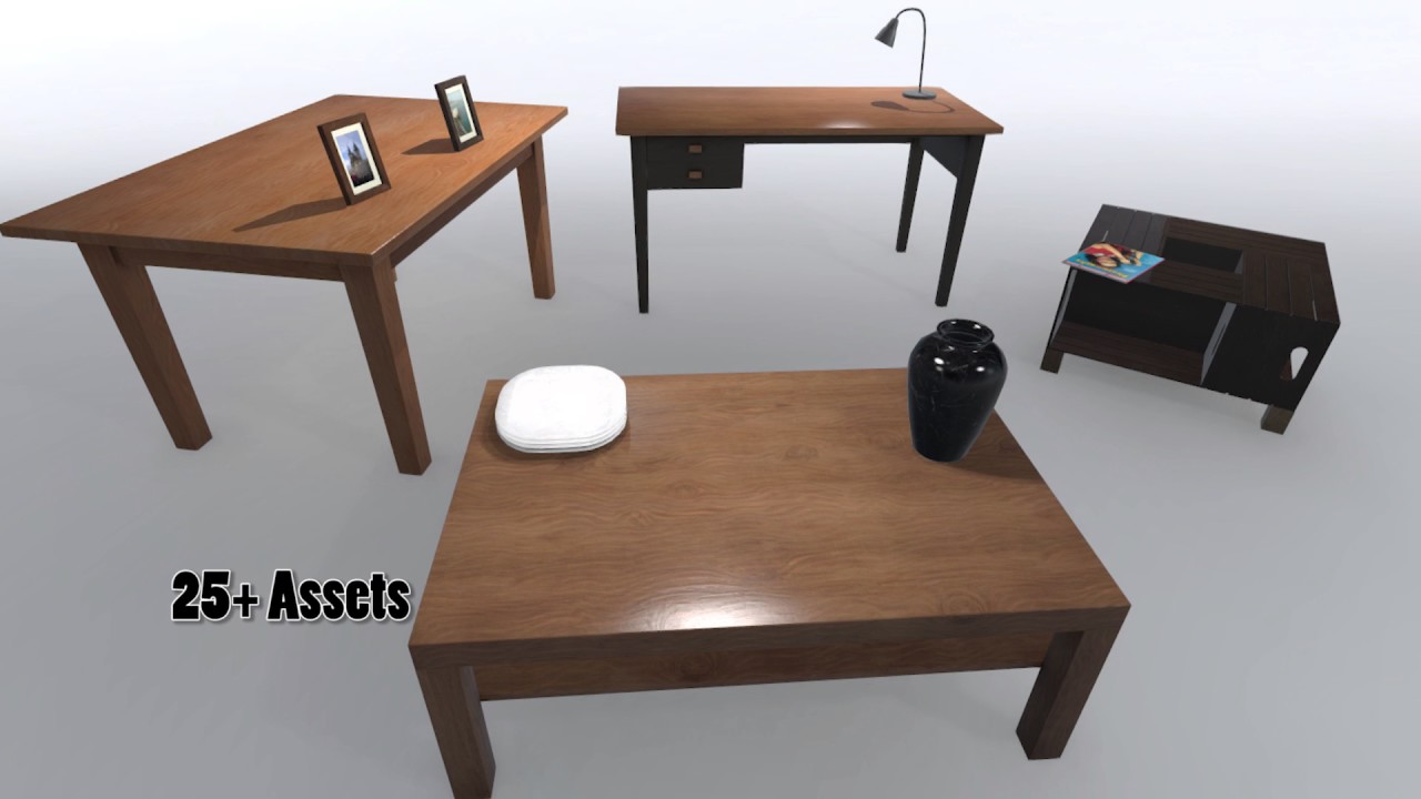 Basic Furniture Pack -  Unity Asset Store