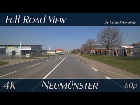 Neumünster, Germany: Gadeland, Brachenfeld-Ruthenberg - Boostedter Straße - 4K (UHD/2160p/60p)