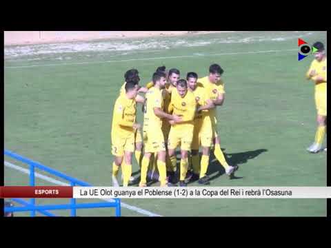 La UE Olot guanya el Poblense (1-2) a la primera ronda de la Copa del Rei