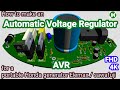 How to make an automatic voltage regulator AVR for a portable Honda generator Elemax / sawafuji FHD