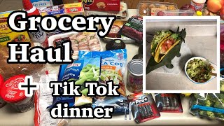 *NEW* GROCERY HAUL + TIK TOK DINNER VIDEO // WORKING MOM GROCERY HAUL