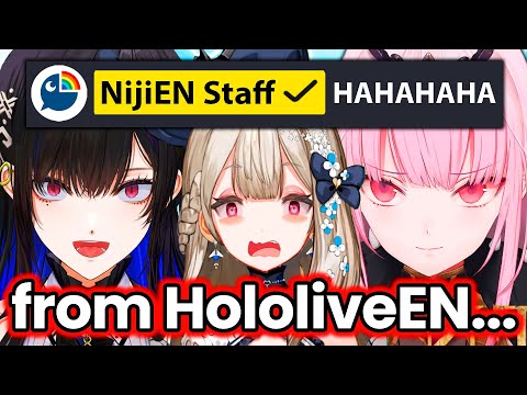 Calli and Nerissa Joins Reimu's Stream and Made All NijiEN Staff Laugh 【Hololive EN / Nijisanji EN】