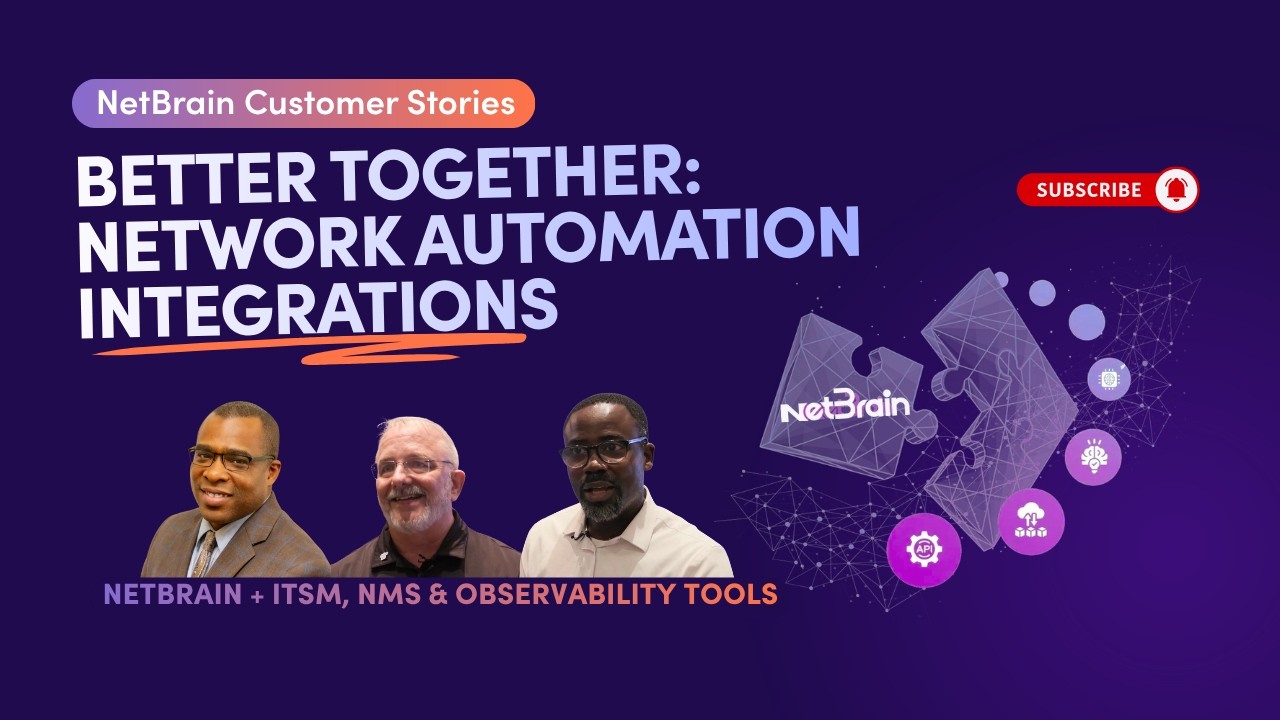 NetBrain customer story video thumbnail