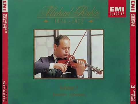 Michael Rabin - Bruch: Scottish Fantasy Op. 46 for Violin with Orchestra and Harp