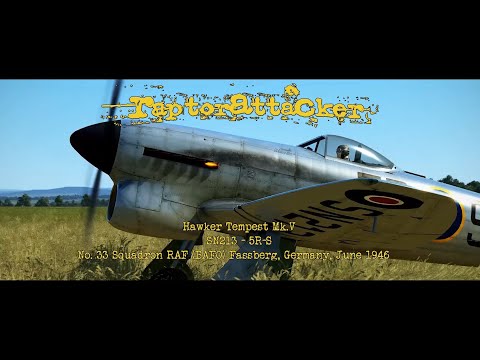 Tempest MkV 33Sq  RAF   Fassburg Germany   June 1946