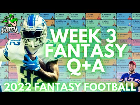 LIVE Week 3 Fantasy Q+A! Ask me anything!-2022 Fantasy Football