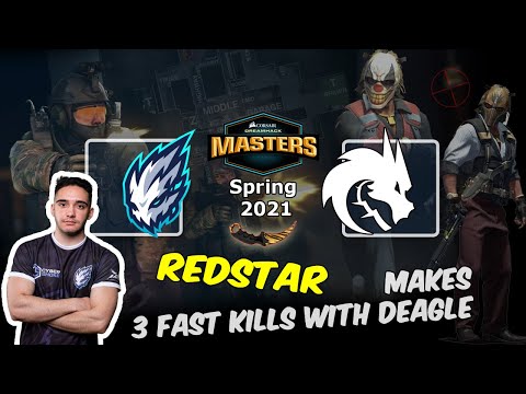 REDSTAR makes 3 fast kills with Deagle, Fiend vs Spirit, DreamHack Masters Spring 2021