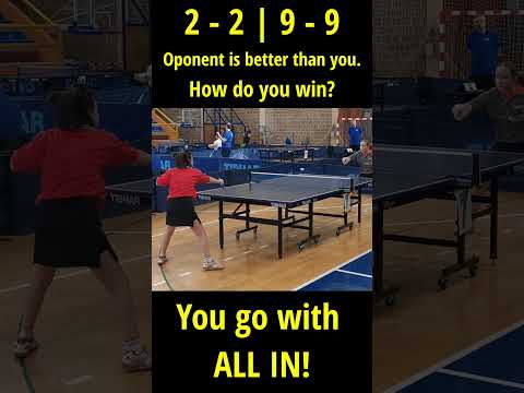 You go with ALL IN! -  #sports #tabletennis #tischtennis #pingpong #allin #forehandwinner #forehand
