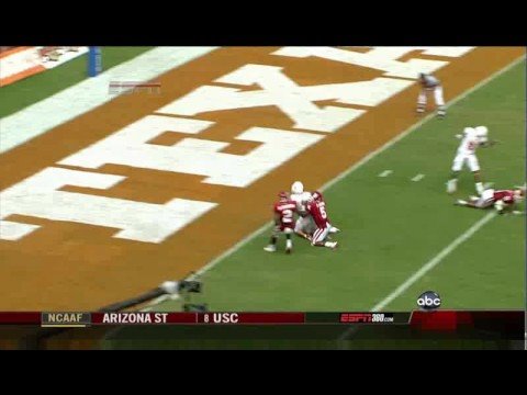 Quan Cosby's block on Lendy Holmes, Shipley's near TD catch