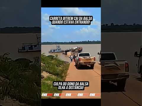 BITREM AFUNDA APÓS CAIR DE BALSA EM HUMAITÁ-AM