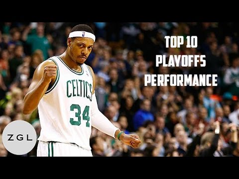 Paul Pierce top 10 playoffs performance