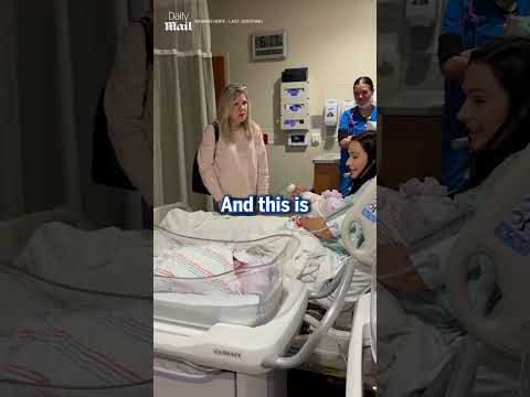 Surprise twin reveal at hospital
