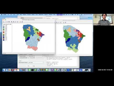 GeoDa Demo: Spatially Constrained Clustering - Part 2: AZP, max-p, and validation measures