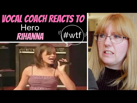 Vocal Coach Reacts to Rihanna 'Hero' Mariah Carey cover #whatwentwrong