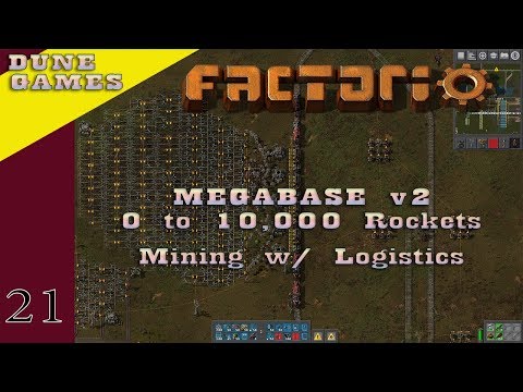 Megabase v2 - Ep21 - Mining with Logistics