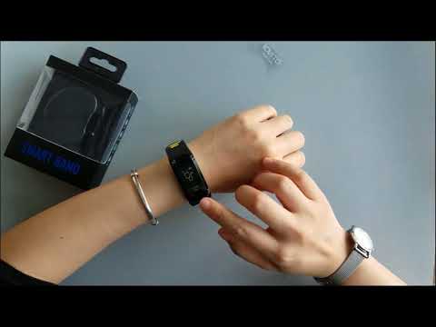 NO.1 F4 Smartband multi sport mode with IP68 Waterproof Unboxing