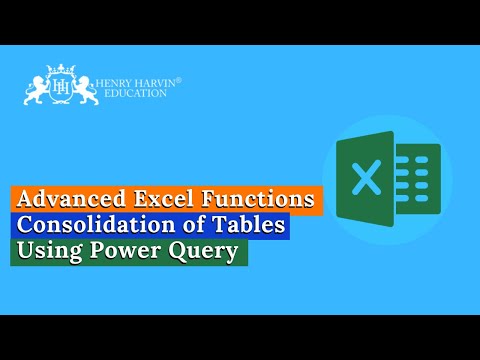 Consolidation of Table Using Power Query | Best Advanced Excel Tutorial for Beginners | Henry Harvin