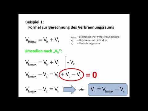 Formeln umstellen - Teil I