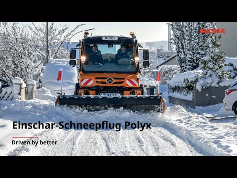 Bucher Municipal - Polyx single-blade snowplow