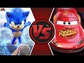 SONIC Vs LIGHTNING McQUEEN Cars Vs Sonic The Hedgehog 3D Movie CARTOON FIGHT ANIMATION