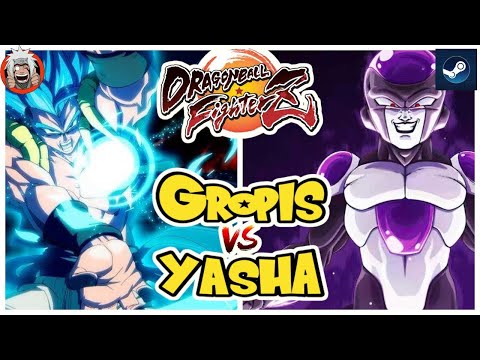 DBFZ Yasha vs Gropis (GogetaSSB, Vegito, A17) vs (Baby2, Cell, Frieza)