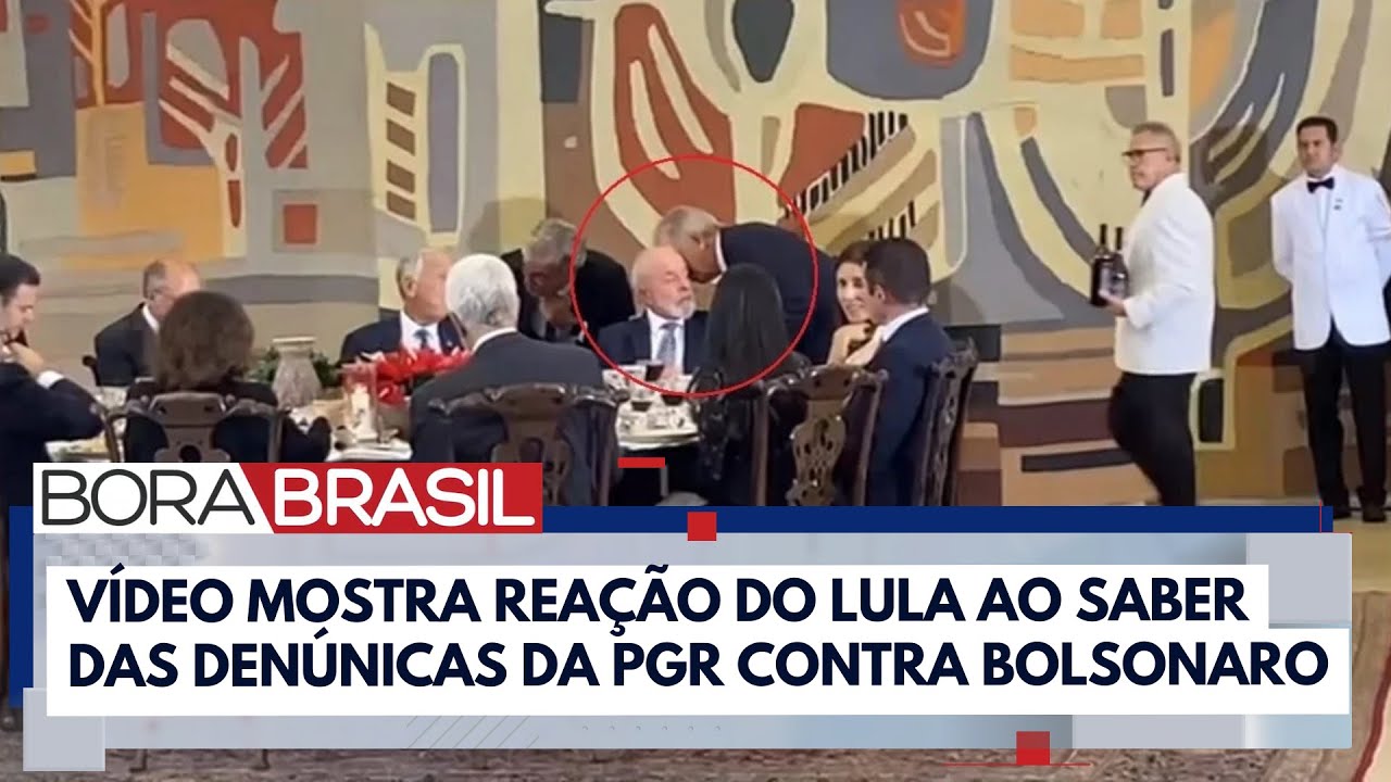 Vídeo mostra Lula recebendo notícia da denúncia da PGR contra Bolsonaro | Bora Brasil