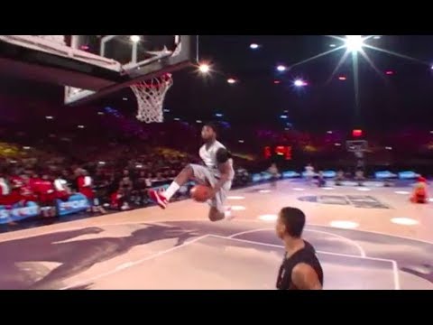 Le Rider de Travis Leslie lors du Dunk Contest 2013