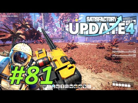 Building Silica Line To Aluminum - Let's Play Satisfactory Update 4 Part 81