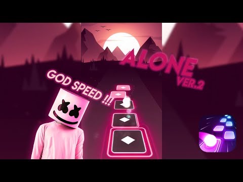 Alone - Marshmello | Tiles Hop