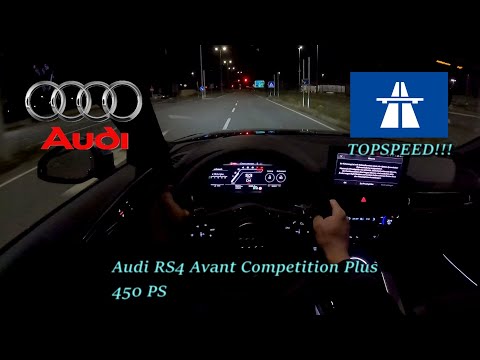 Audi RS4 Competition vs. The Night: A high-speed POV drive experience.