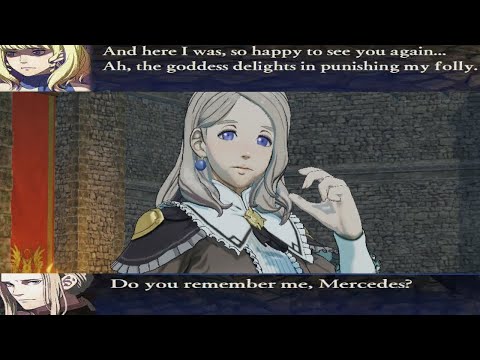 Fire Emblem Warriors: Three Hopes - Jeritza, Constance, & Ashe vs Mercedes Unique Dialogue
