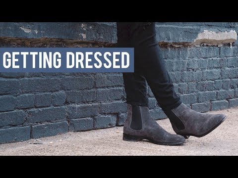 Men’s Chelsea Boot Outfit Inspiration | Getting Dressed (Outfits Step by Step #18) Video