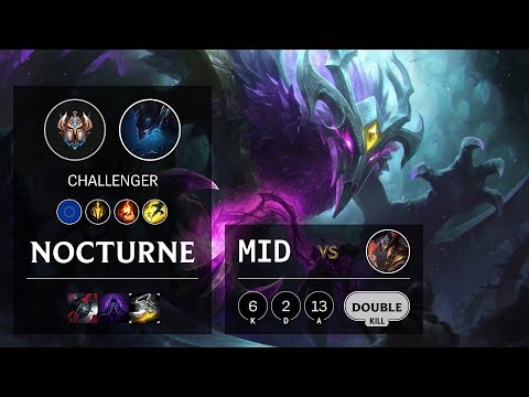 Nocturne Mid vs Twisted Fate - EUW Challenger Patch 10.12