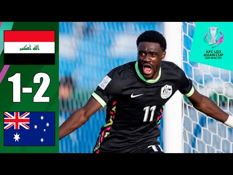Iraq U23 vs Australia U23 1-2 Highlights | U23 AFC Asian Cup 2026 | australia iraq