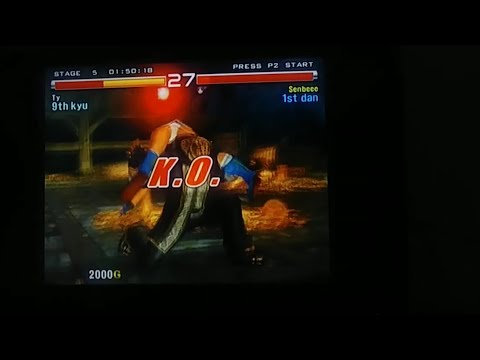 Tekken 5 King Muscle Buster on Julia Alternate Ko Ryona