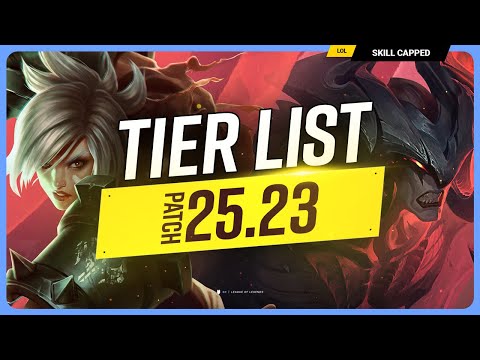*NEW* TIER LIST for PATCH 25.23 - MASSIVE OFF META JUNGLE BUFFS!