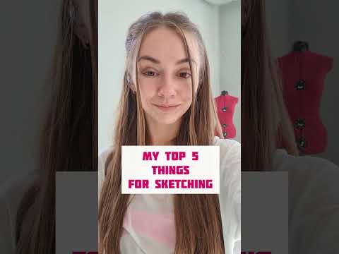 Top 5 Things for Fashion Sketching | How To Make Fashion Illustration Fast and Easy