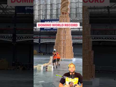 Domino world record 🤯👀 #shorts