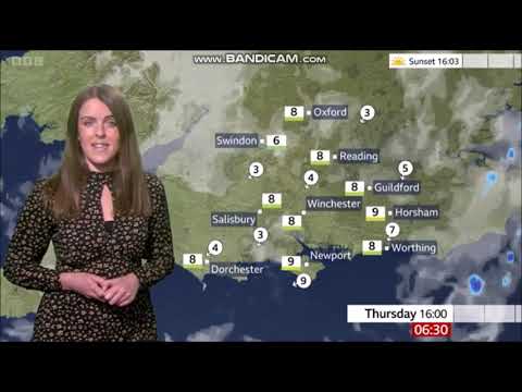 [HD] Alex Osbourne BBC ONE South Today weather December 1st 2022 - 60 fps