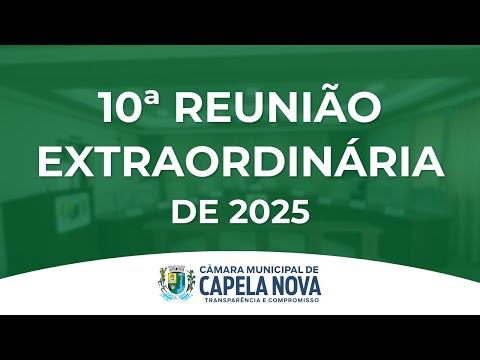 10ª REUNIÃO EXTRAORDINÁRIA - 23/12/2025