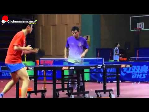 Xu Xin Treinando movimentação no Tênis de Mesa - STIGA TÊNIS DE MESA