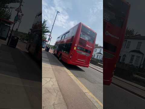 A short trip, on a (*rare working) Scania Omnicity.