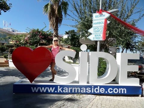 I love Side - Прогулка по Сиде (Турция) - Side (Turkey) Я люблю Сиде