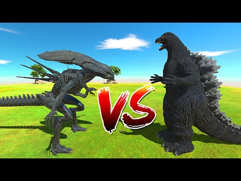 XENOMORPH vs HEISEI GODZILLA - Animal Revolt Battle Simulator