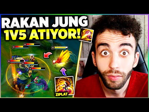 SİZ BUNA SUP DEMİŞSİNİZ AMA BU 1V5 ATIYOR!! FULL AP RAKAN JUNGLE OYNANIŞ | Rasher