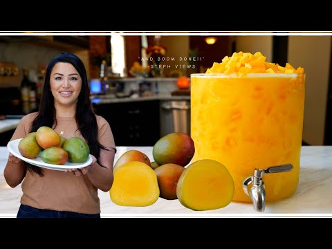 How to make The BEST EASY Mexican Drink Recipe AGUA FRESCA de Mango | Mango drink recipe