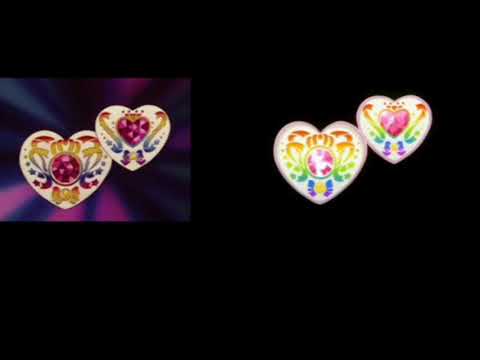 Sailor Moon Moon Transformation Comparison (90s vs Eternal 2020)