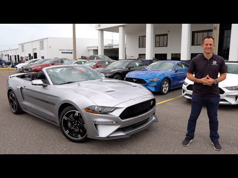 External Review Video cbYFaOhdAAU for Ford Mustang 6 (S550) facelift Convertible (2017)