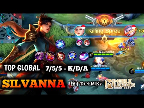 Epic Comeback ! GOOD DEFENSE Top 1 Global Silvanna 2021 Best Build Silvanna 2021 by 桜 | Ɗ℮ĿMIᏦz MLBB