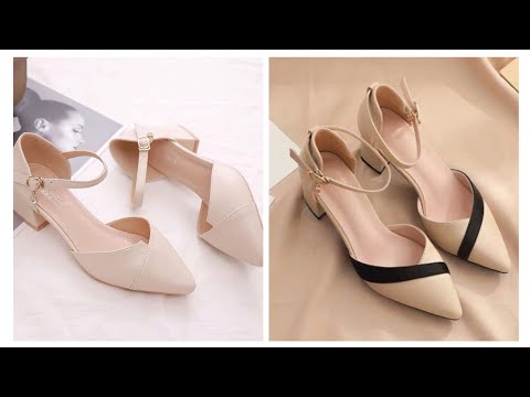 Stunning Short block heel shoes/feetwear collection